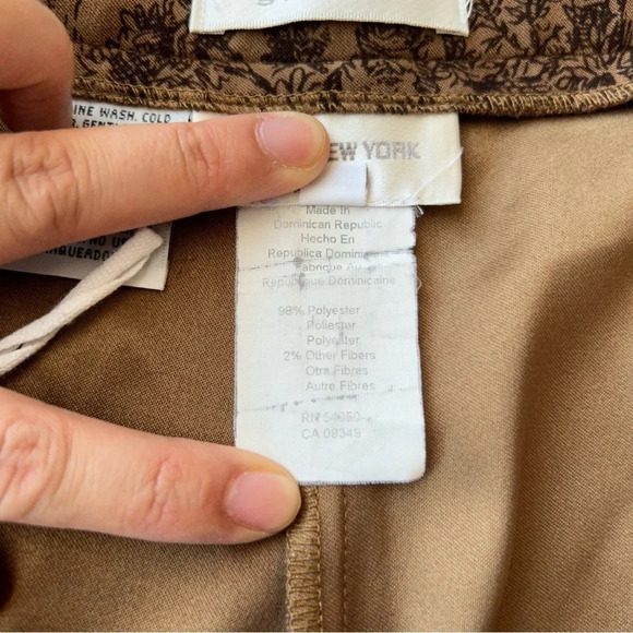 Jones New York Sport Vintage  Countryside Pattern Stretch Trouser Pants - Picture 5 of 13